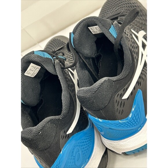 Asics Gel-Resolution 9 Sneakers Shoes Sz 13 Black White Blue 1041A330 Tennis main image 11